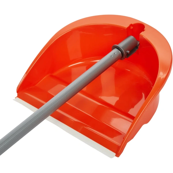 Комплект для уборки Idea Ленивка (щетка для пола и совок на длинной ручке) оранжевый М 5179 1652161 минпромторг - МСК «Форвард»