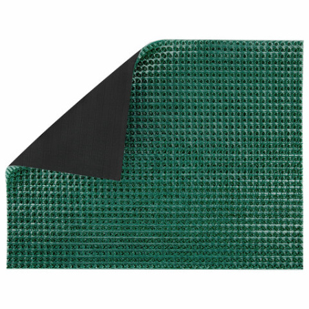Коврик придверный 45х60 см, ЗЕЛЕНЫЙ пластиковый грязезащитный, толщина 10 мм, "ТРАВКА", PRIMILA, 701065 - МСК «Форвард»