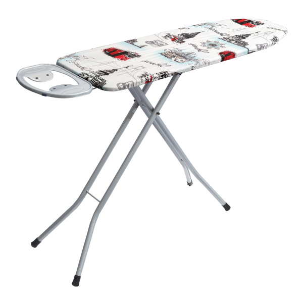 Гладильная доска 120х38см, сетка, розетка, место под утюг, ассорти, Gloria DOGRULAR, 221/204 221703,604608