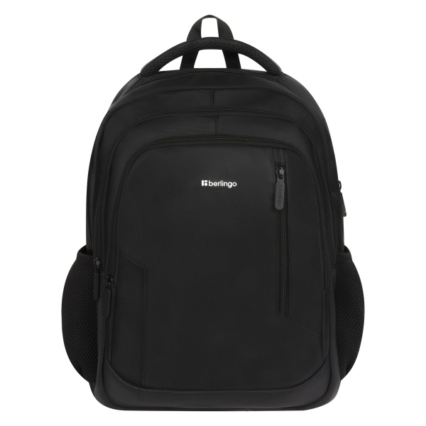 Рюкзак Berlingo City "Comfort black" 42*29*17см, 3 отделения, 3 кармана, отделение для ноутбука, эргономическая спинка RU06954 313439 - МСК «Форвард»
