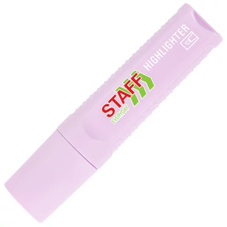 Текстовыделитель STAFF "EVERYDAY HL-707", ЛАВАНДОВЫЙ, линия 1-5 мм, скошенный наконечник, 152547 - МСК «Форвард»