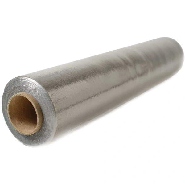 Стрейч-пленка для ручной упаковки 50см х 220м, 20мкм, 2кг-нетто, ВТОРИЧНОЕ СЫРЬЕ, растяжение 180% 601694