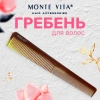 Расческа для волос, гребень 18,5х2,5 см, КОМПЛЕКТ 12шт однорядная узкая MONTE VITA (МОНТЕ ВИТА), 457427 - МСК «Форвард»