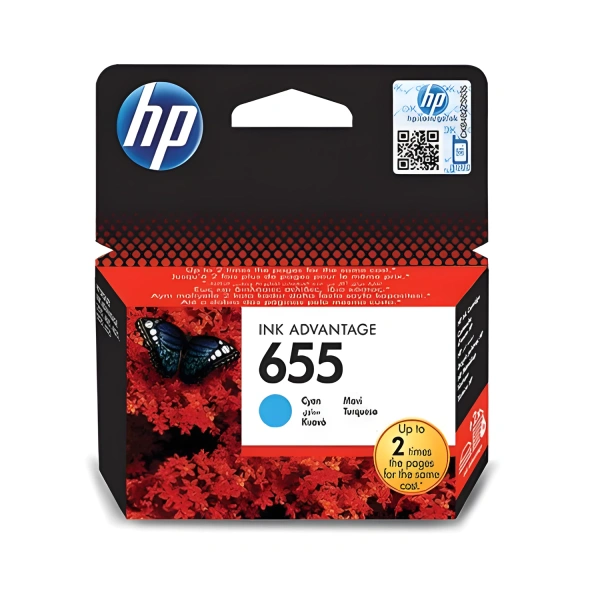 Картридж струйный HP (CZ110AE) Deskjet Ink Advantage 3525/5525/ 4515/4525 №655, голубой,оригинальный 361010 под заказ 8 дней