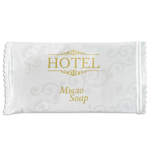 Мыло одноразовое 13 г, КОМПЛЕКТ 500шт, HOTEL, саше, флоупак, 2000115 608051