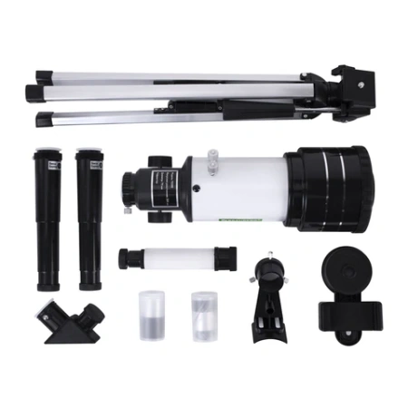 Телескоп рефрактор астрономический настольный, увеличение 150х, объектив 70 мм, фокус 300 мм, видоискатель, BRAUBERG KIDS 70300, 391397 - МСК «Форвард»