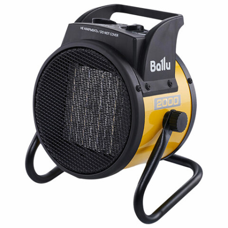 Тепловая пушка электрическая BALLU BKR-3, 2000 Вт, 220 B, терморегулятор, круглая, желтая, НС-1509348 457470 - МСК «Форвард»