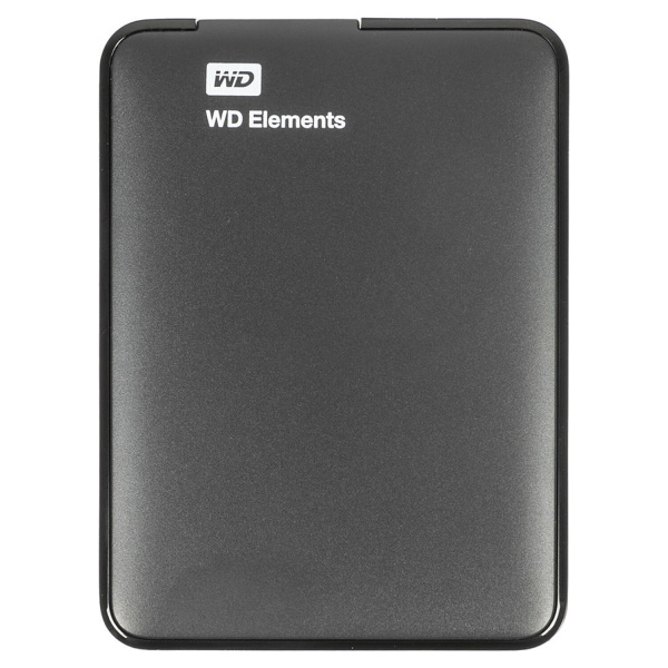 Внешний жесткий диск WD Elements Portable 1TB, 2.5", USB 3.0, черный, WDBUZG0010BBK-WESN WDBUZG0010B 513598