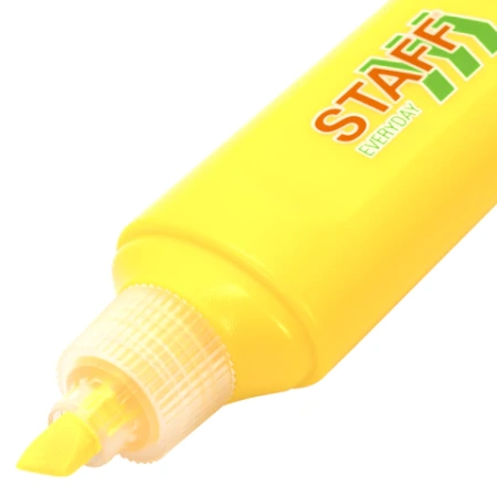 Текстовыделитель STAFF "EVERYDAY HL-720", ЖЕЛТЫЙ, линия 1-5 мм, скошенный наконечник, 152553 - МСК «Форвард»