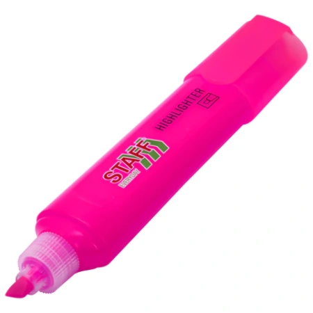 Текстовыделитель STAFF "EVERYDAY HL-720", РОЗОВЫЙ, линия 1-5 мм, скошенный наконечник, 152554 - МСК «Форвард»