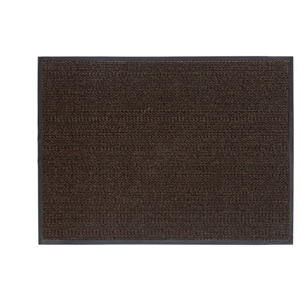 Коврик входной ИЗНОСОСТОЙКИЙ влаговпитывающ 120х180см толщина 8мм ТАФТИНГ корич LAIMA EXPERT 606888