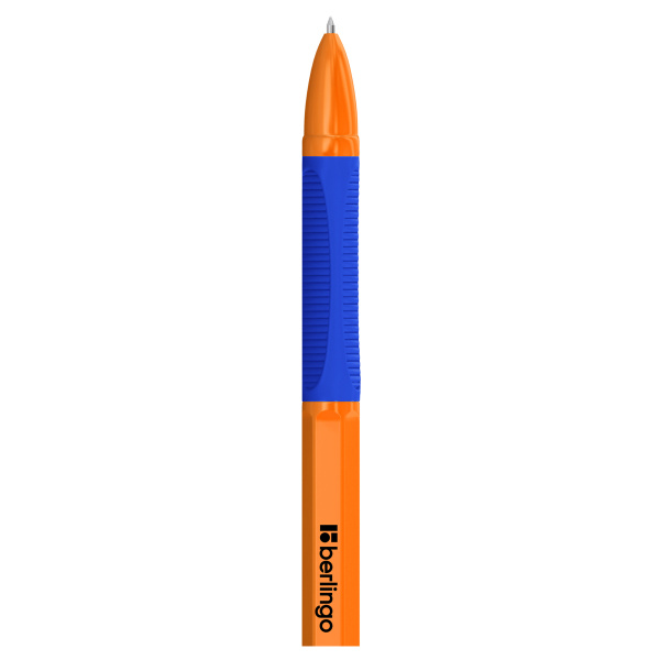 Ручка шариковая Berlingo "Tribase grip orange" синяя, 0,7мм, грип корпус оранжевый CBp_70960 355442 - МСК «Форвард»