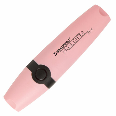 Текстовыделитель BRAUBERG "DELTA PASTEL", ПАСТЕЛЬНЫЙ РОЗОВЫЙ, линия 1-5 мм, 151731 - МСК «Форвард»