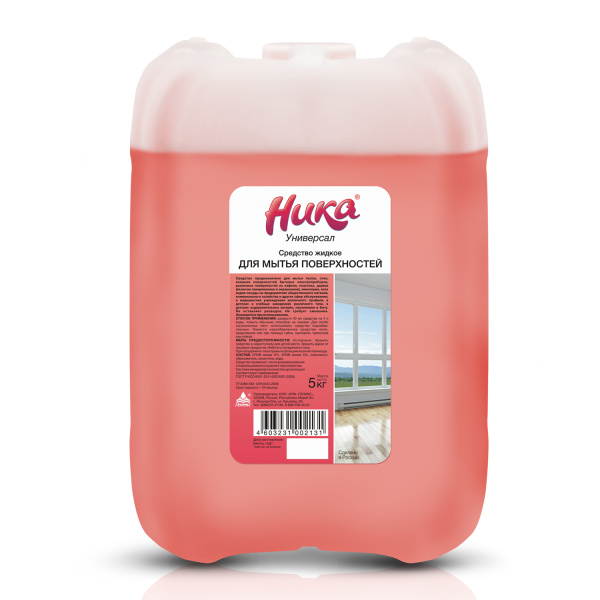 Средство моющее универсальное 5кг НИКА "Универсал", жидкое, 604488