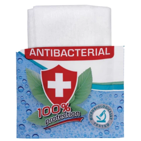 Салфетка влажная антибактериальная 13х17 см в индивидуальной упаковке саше, КОМПЛЕКТ 60шт LAIMA WET WIPE, 114493 - МСК «Форвард»