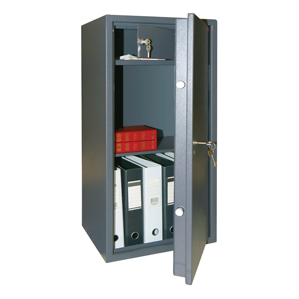 Сейф AIKO "TSN-90Т" (в900*ш435*г360,мм;35кг), ключ.замок+полка+трейзер, крепление к полу TSN-90T 290975