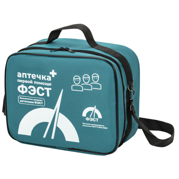 Аптечка первой помощи производственная ФЭСТ, до 30 человек, текстильный футляр, № 7.2, 104 607675