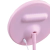 Зеркало настольное с LED-подсветкой для макияжа, диаметр 17 см, 3 режима свечения, аккумулятор 1200 mAh, цвет розовый, WBZ (ВБЗ), 609331 - МСК «Форвард»