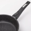 Сковорода 26 см, съемная soft-touch ручка, крышка, антипригарное покрытие, МЕЧТА "Гранит Black", с026802 700716 - МСК «Форвард»