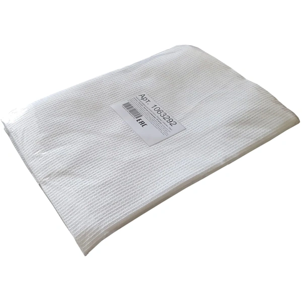 Полотенце вафельное 40х80 см 150 г/кв.м белое КОМПЛЕКТ 10 штук 1063292 Честный знак! - МСК «Форвард»