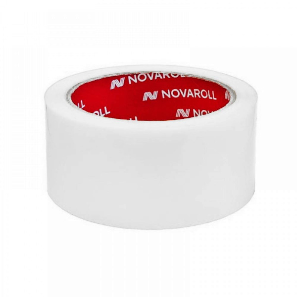 Клейкая лента Nova Roll (Нова ролл)48мм*66м  43мкм белая 0120-441Х