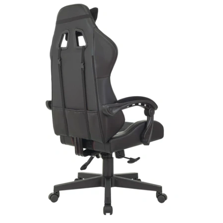 Кресло компьютерное BRABIX "Striker GM-121", синхромеханизм, 2 подушки, экокожа/велюр, черное, 532962 минпромторг - МСК «Форвард»