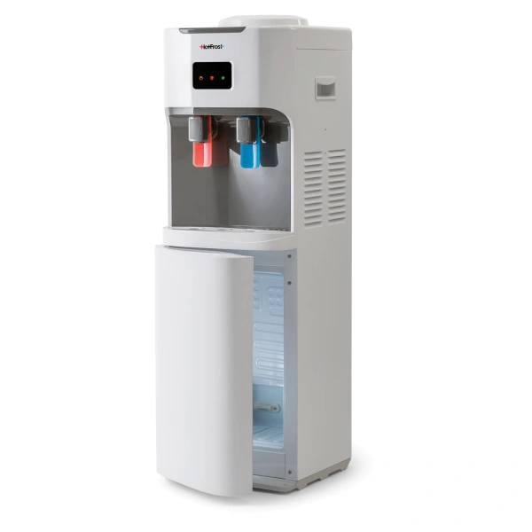 Кулер для воды HOT FROST V115B, напольный, НАГРЕВ/ОХЛАЖДЕНИЕ КОМПРЕССОРНОЕ, холодильник, 2 крана 120 455559