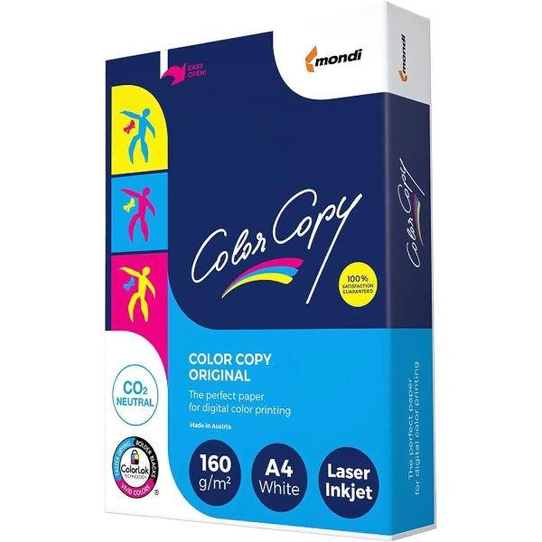 Бумага Color copy А4, 160г/м2, 250л 161% для цветной лазерной печати 65186 - МСК «Форвард»