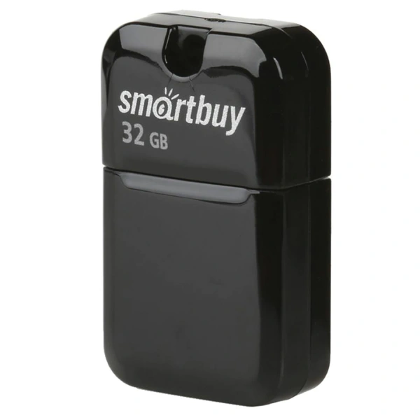 Флеш-диск 32GB SMARTBUY Art USB 2.0, черный, SB32GBAK 513610