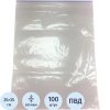 Пакет с замком zip-lock ПВД 25x35 см 60 мкм (100 шт)  1388950 - МСК «Форвард»