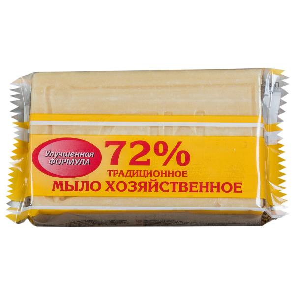 Мыло хозяйственное 72%, 200г (Меридиан) Традиционное, в упаковке,91074 602372