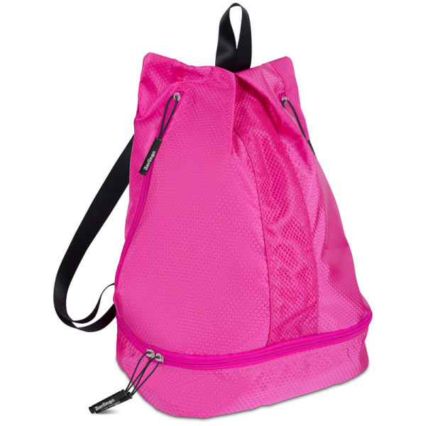 Мешок-сумка 1 отделение Berlingo "Classic pink", 39*28*19см, 1 карман, отделение для обуви MS1051 336907 - МСК «Форвард»