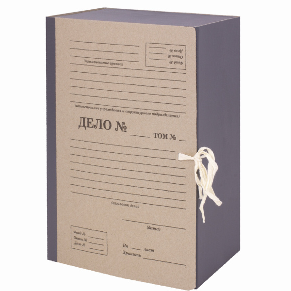 Папка архивная А4 "Форма 21", 150 мм, переплетный картон/бумвинил, завязки, до 1500 л,STAFF,112169