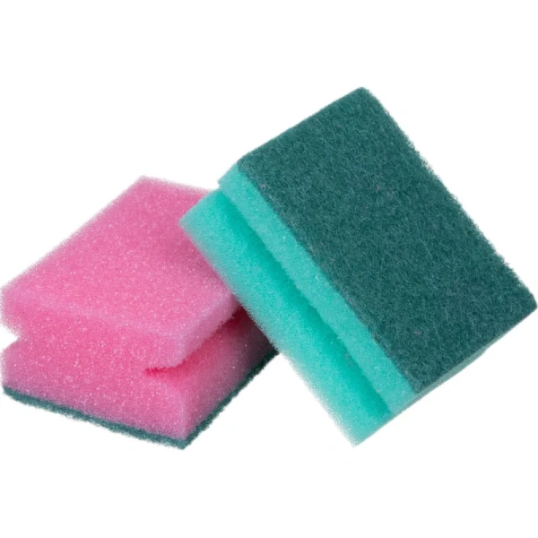 Губка для уборки Donna-Bella Профи 8x6 см КОМПЛЕКТ 5шт поролон с абразивным слоем Г24 1579095 - МСК «Форвард»