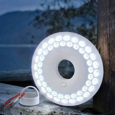 Фонарь туристический ЭРА 48xLED, крепление карабин, магниты, питание 3xAA (не в комплекте), KB-601, Б0029178 238291 - МСК «Форвард»