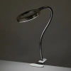 Лупа настольная на прищепке с LED-ПОДСВЕТКОЙ, диаметр 75 мм, увеличение 3, BRAUBERG, 455931 - МСК «Форвард»