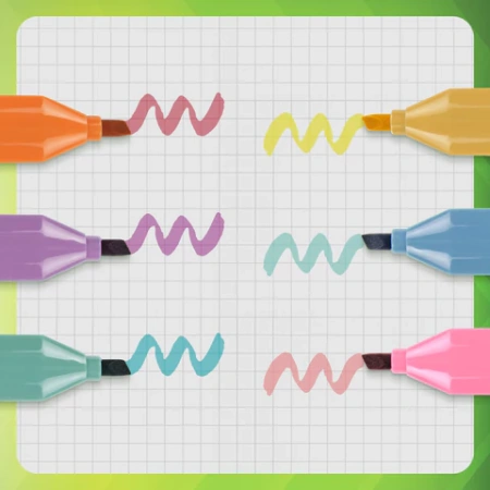 Набор текстовыделителей 6 ПАСТЕЛЬНЫХ ЦВЕТОВ, АССОРТИ, STAFF College "STICK PASTEL", линия письма 1-4 мм, скошенный наконечник, 152532 - МСК «Форвард»