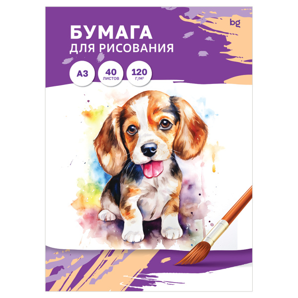Папка для рисования А3, 40л., BG, 120г/м2 Пр40А3_58063 365254 - МСК «Форвард»