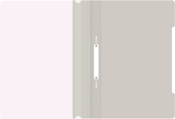 Скоросшиватель Бюрократ пластик PS20GREY A4 прозрач.верх.лист серый 0.12/0.16 - МСК «Форвард»