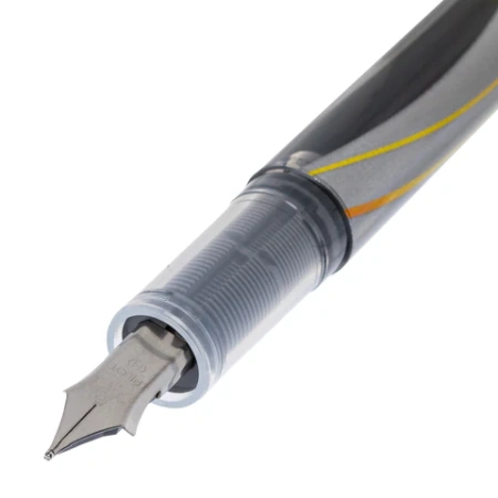 Ручка перьевая PILOT V-Pen, ЧЕРНАЯ, корпус серый, линия письма 0,58 мм, SVP-4M B 144708 - МСК «Форвард»