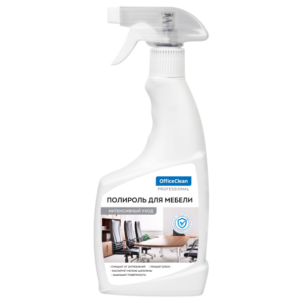Полироль для мебели OfficeClean, спрей, 500мл 298172 - МСК «Форвард»