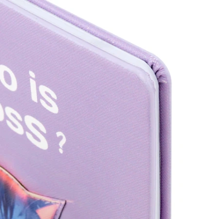 Дневник 1-11 класс 48 л., обложка кожзам (твердая с поролон), 3D-элемент, BRAUBERG, "Суровый кот", 107221 - МСК «Форвард»