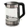 Чайник SCARLETT SC-EK27G101, 1,8 л, 2200 Вт, закрытый нагревательный элемент, стекло, черный 455911 - МСК «Форвард»