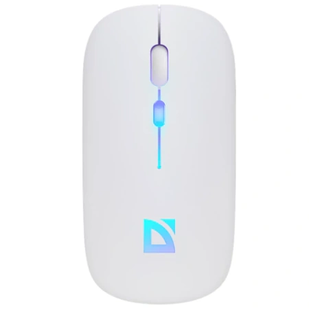 Мышь беспроводная DEFENDER TOUCH MM-997, USB, 3 кнопки+1 колесо-кнопка, оптическая, белая, 52998 513826  - МСК «Форвард»
