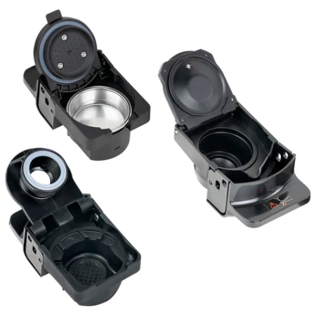 Кофемашина капсульная 3 в 1 для молотого кофе и капсул DOLCE GUSTO и NESPRESSO, SONNEN CM510, 1450 Вт, объем 0,6 л, 456336 - МСК «Форвард»