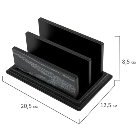 Набор настольный GALANT "Black Hawk" из дерева, 6 предметов, цвет "чёрный дуб", 238167 - МСК «Форвард»