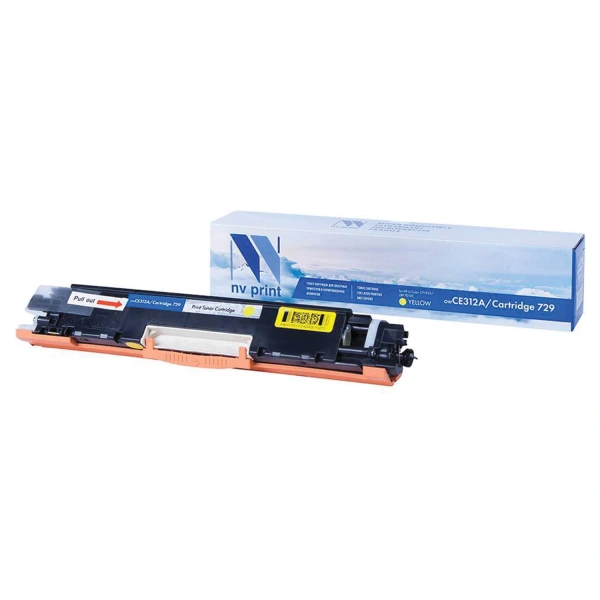 Картридж лазерный NV PRINT (NV-CE312A/729Y) для HP M175nw/CP1025nw/CANON LBP7010C, желт, рес. 1000 с 363396  ПОД ЗАКАЗ 8 ДНЕЙ