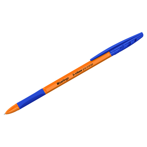 Ручка шариковая Berlingo "Tribase grip orange" синяя, 0,7мм, грип корпус оранжевый CBp_70960 355442 - МСК «Форвард»