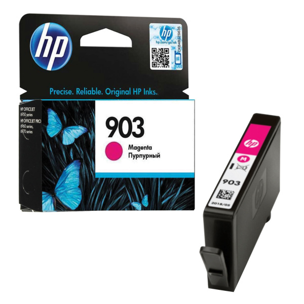 Картридж струйный HP (T6L91AE) OfficeJet 6950/6960/6970, №903, пурпурный, ресурс 315с, оригинал. T6L 362335 ПОД ЗАКАЗ 8 ДНЕЙ
