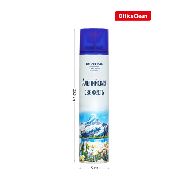 Освежитель воздуха аэрозольный OfficeClean "Альпийская свежесть", 300мл 297822 - МСК «Форвард»